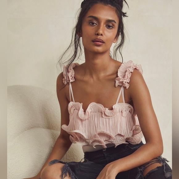 Free People For The Frill Of It Bodysuit Large - Picture 2 of 6